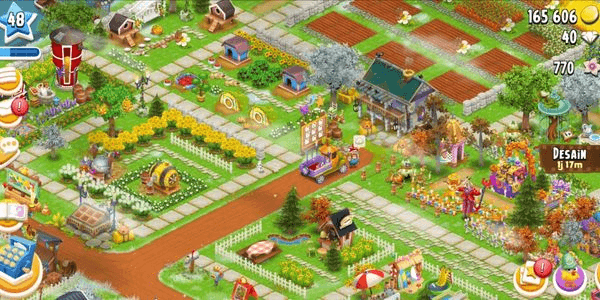 Gambar Product Farm Hay Day Level 48 Full Dekorasi Cantik