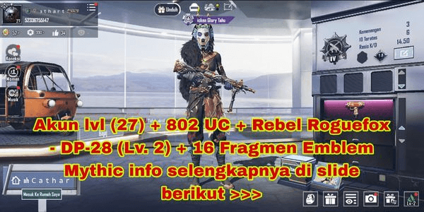 Gambar Product akun keren + uc