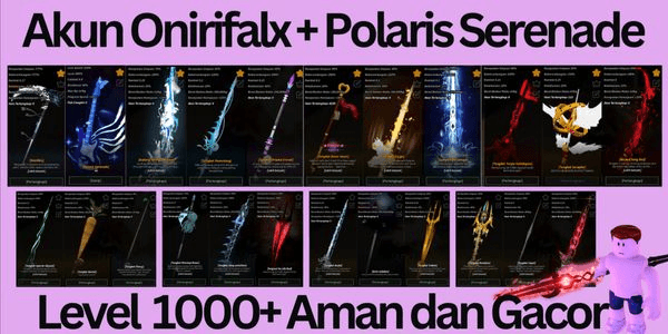 Gambar Product Akun Onirifalx+Polaris Serenade Gacor