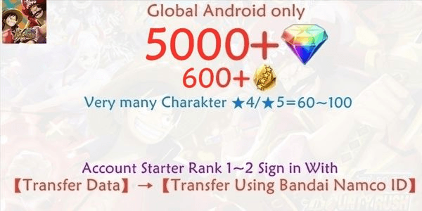 Gambar Product Akun OPBR ONE PIECE Bounty Rush-3