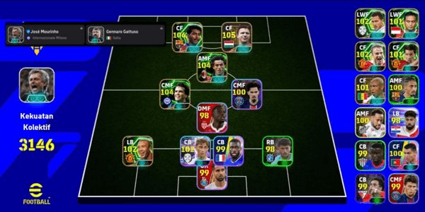 Gambar Product 2 Manager bost, ada Epic Romario 106, Ferenc Puskas, Dona doni, Matthaus, Nistelrooy, Berbatov, Silvestre, showtime Huijsen DLL