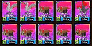 Pet Random 400ks-499ks Build A Zoo