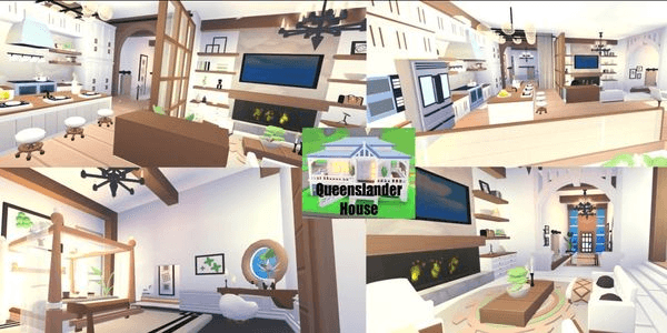 Gambar Product adopt me house biege modern house