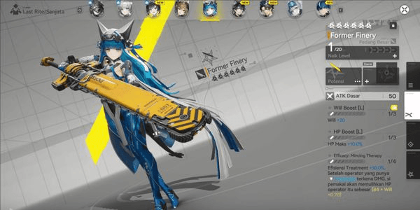 Gambar Product [ ASIA ] Starter lv2 Gilberta + Last Rite + Weapon Formery Finery 6Star