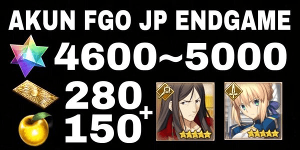 Gambar Product FGO ACCOUNT JP ENDGAME QUARTZ ACCOUNT + FREE SSR