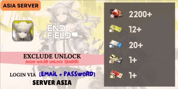 Gambar Product Arknights Endfield Reroll Account - 1