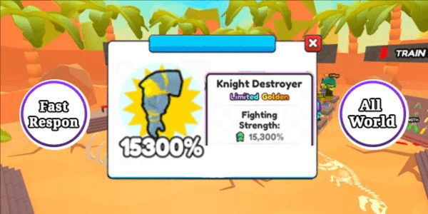 Gambar Product [ All World ] 15.300% Arms | Arm Wrestle Simulator