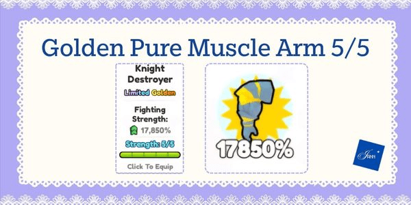 Gambar Product Golden Pure Muscle Arm 5/5 (17,850% Boost Strenght)