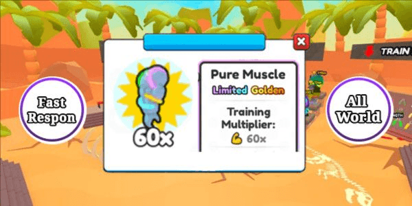 Gambar Product [ All World ] 60x Boost Strenght Arms | Arm Wrestle Simulator