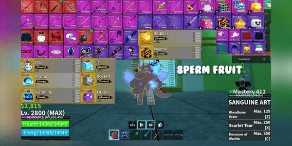 Gambar Product AKUN BLOX FRUIT SULTAN