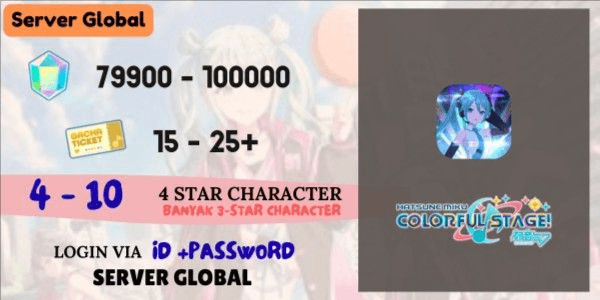 Gambar Product Akun Reroll SIAP GACHA Starter [Global] - 3