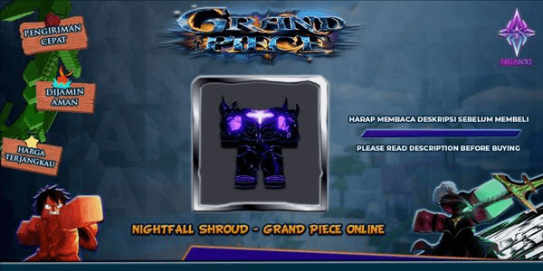 Gambar Product Nightfall Shroud - Grand Piece Online