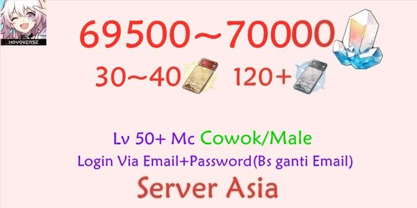 Gambar Product Akun Honkai Star Rail HSR-5