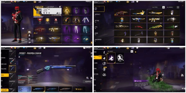 Gambar Product Sultan account luxury bundle emote enters lobby on anti hackback according to image and description #4