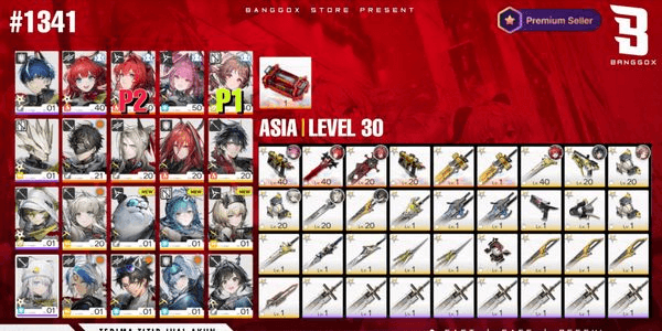 Gambar Product LAEVATAIN PHASE 2 SIGNATURE  YVONNE  ARDELIA PHASE 1  POGRANICHNIK  EMBER   LVL 30  MC MALE  ASIA