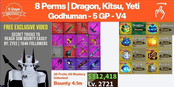 Gambar Product Akun Fruit Permanent - No 7