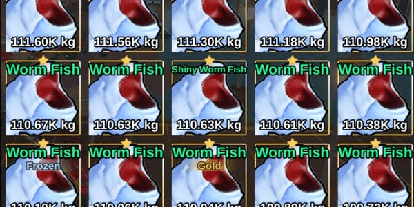 Gambar Product Worm Fish