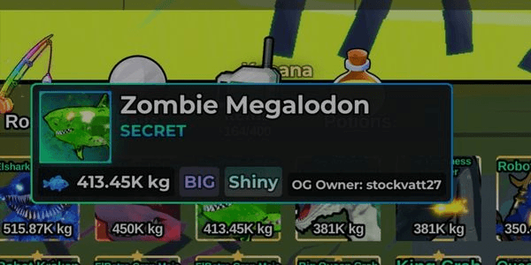 Gambar Product Big Shiny Zombie Megalodon