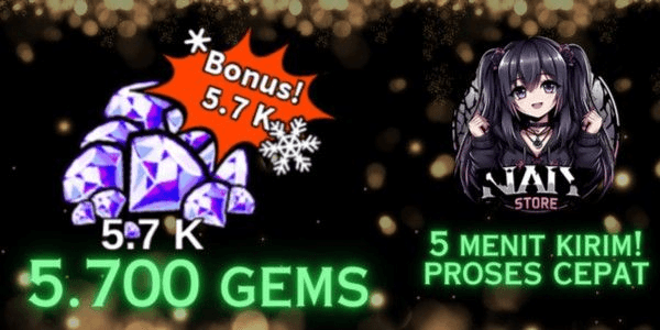 Gambar Product 5700 Gems