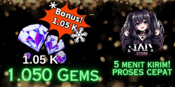 Gambar Product 1050 Gems