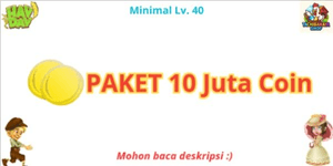 Paket 10 Juta Coins/Koins Termurah Promo