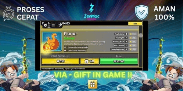 Gambar Product Flame (Permanent)