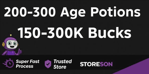 Gambar Product Akun Bonus Banyak Age Potions + Bonus BUCKS - Adoptme