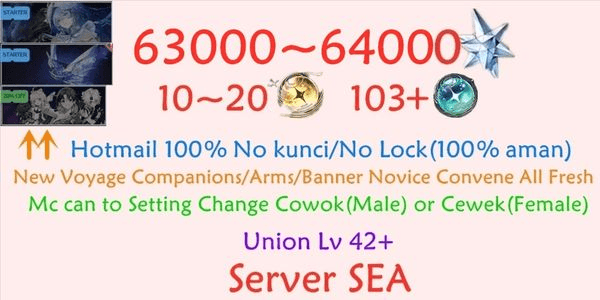 Gambar Product Wuthering Wave SEA-2 Reroll Account