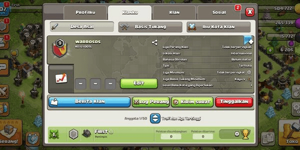Gambar Product Clan Level 9 Nick Keren