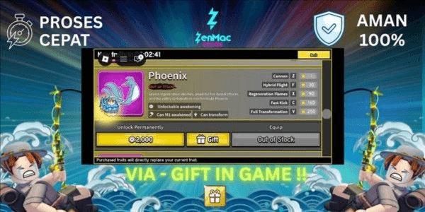 Gambar Product Phoenix (Permanent)