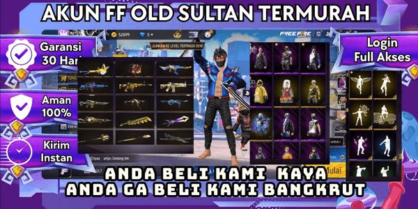 Gambar Product Akun FF LVL 50+ LIKE 1K+ | Spek Di Deskripsi/Gambar