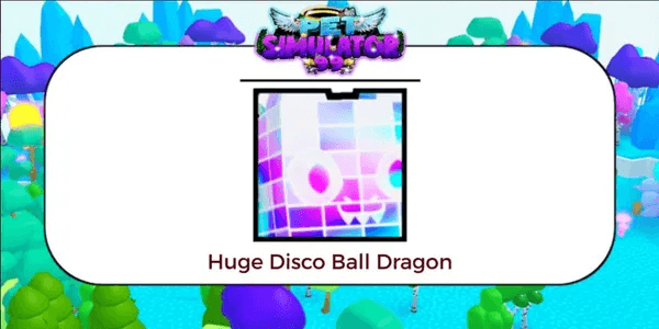 Huge Disco Ball Dragon