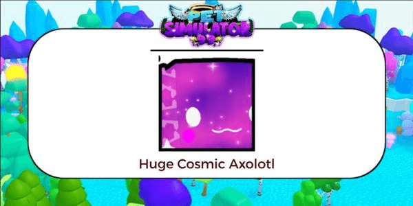 Gambar Product Huge Cosmic Axolotl