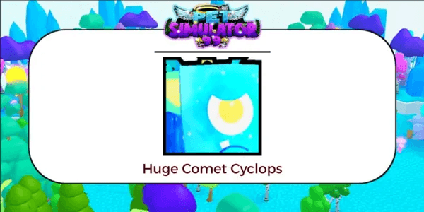 Huge Comet Cyclops