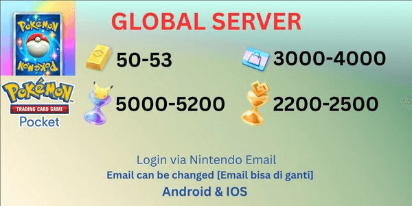 Gambar Product Account Pokemon TCG Pocket Series B [Global]