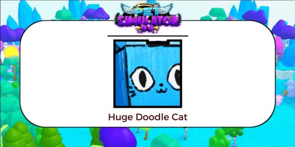 Gambar Product Huge Doodle Cat