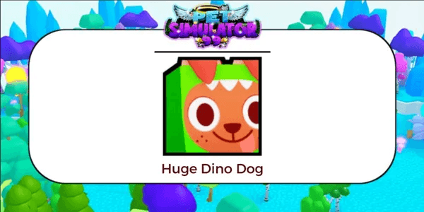 Huge Dino Dog