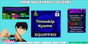 Time Skip Kyamo/ Kageyama (TSK) (Style) |LVL 15+|DATA POLOS +13 | INSTANT DELIVERY | NO SCRIPT | - Volleyball Legends