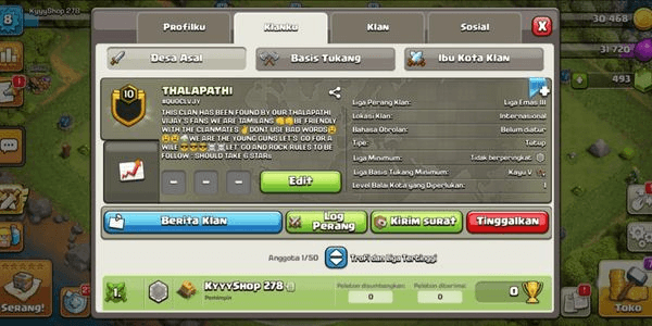 Gambar Product Clan Level 10