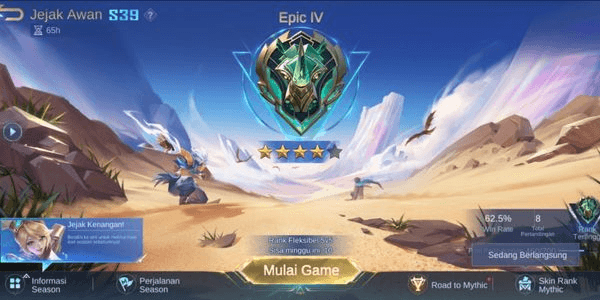 Gambar Product akun smurf 44 skin + 25 skin epic 4|skin Harley star light