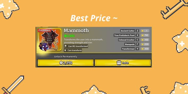 Gambar Product Mammoth (Permanent)