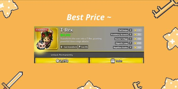 Gambar Product T-Rex (Permanent)