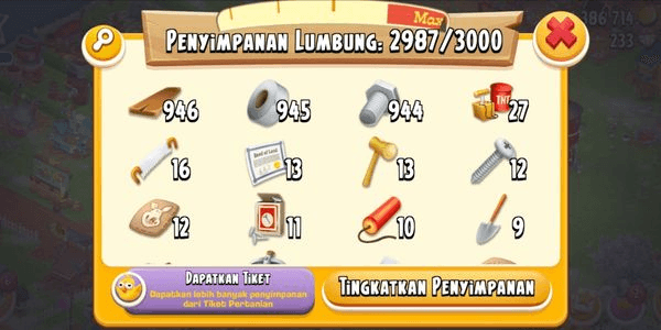Gambar Product Hayday Account - Hayday Farm || Level 50+ || Barn 3000 || 100% Safe