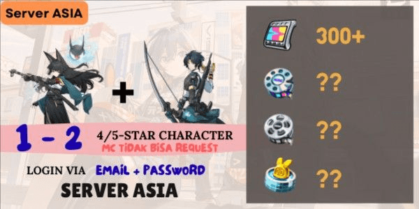 Gambar Product Akun Reroll SIAP GACHA Starter [ASIA] - 2