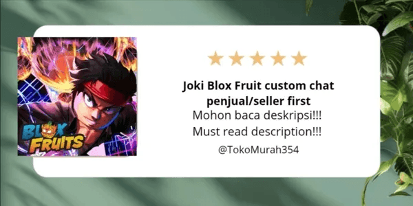 Joki Blox Fruit chat seller first