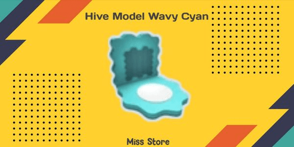 Gambar Product Hive Model Wavy Cyan