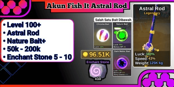 Gambar Product Akun Fish It - Astral Rod