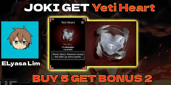 Gambar Product Joki Get Yeti Heart Ore [Mythical] - The Forge [Map 3]