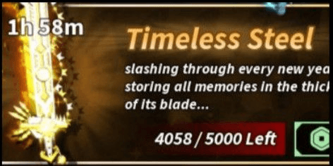 Gambar Product Timeless steel -Skin blade of glorp