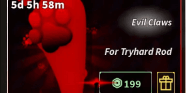 Evil claws -skin tryhard rod (fisch)